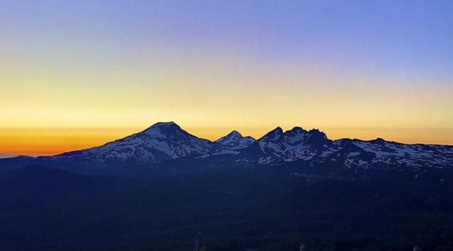 Tumalo Mountain en Oregon Central