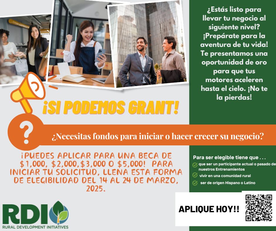 Oregon | 📢 ¡Sí Podemos Grant! – Oportunidad para Emprendedores 🚀